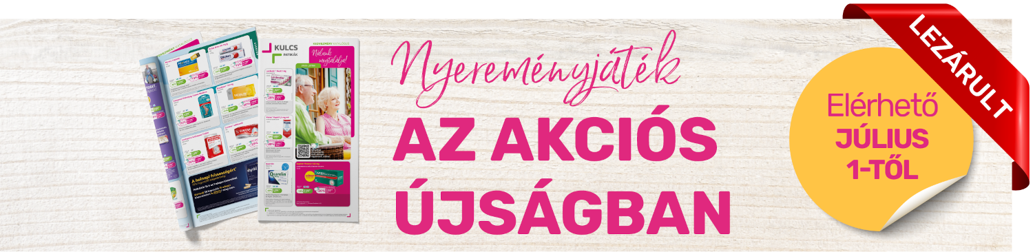 Nyereményjáték az akciós újságban - július Nyereményjáték az akciós újságban - július