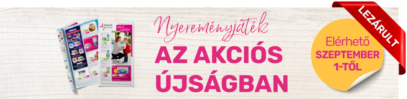 Nyereményjáték az akciós újságban – 2023. szeptember Nyereményjáték az akciós újságban – 2023. szeptember