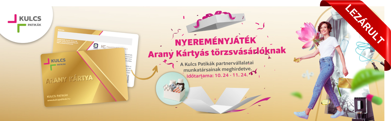 Nyereményjáték Arany Kártyás törzsvásárlóknak Nyereményjáték Arany Kártyás törzsvásárlóknak