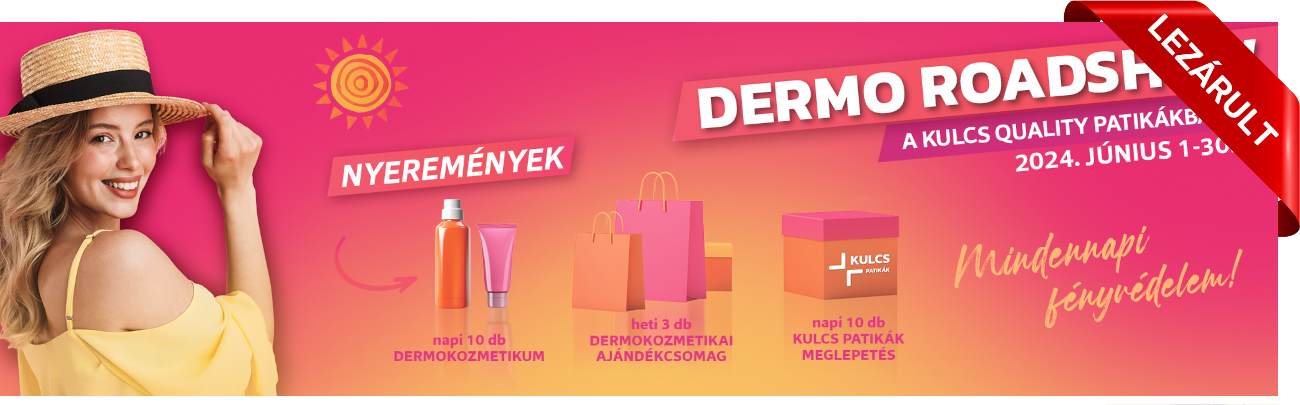 Dermo Roadshow nyerményjáték - 2024 június Dermo Roadshow nyerményjáték - 2024 június