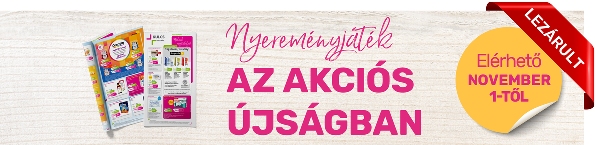 Nyereményjáték az akciós újságban – 2024. november Nyereményjáték az akciós újságban – 2024. november
