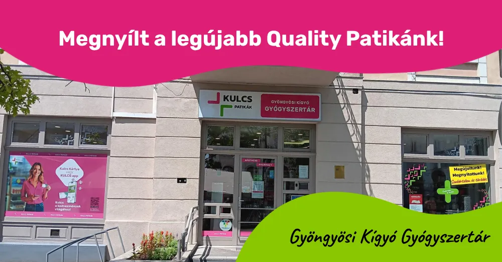 Új belső tér, változatlan szakértelem! Megújult a Gyöngyösi Kígyó Gyógyszertár