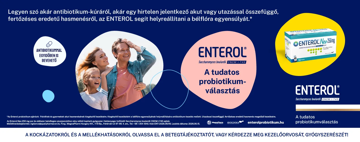 Enterol július
